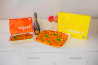 COCA DE SAN JUAN GRANDE Y PEQUEÑA, CON CAVA Y PIRULETAS